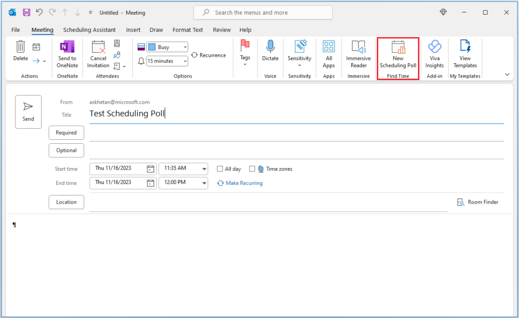 Master scheduling polls for Melbourne businesses. Complete guide to Outlook scheduling polls, meeting productivity, and time-saving meeting organisation tools.