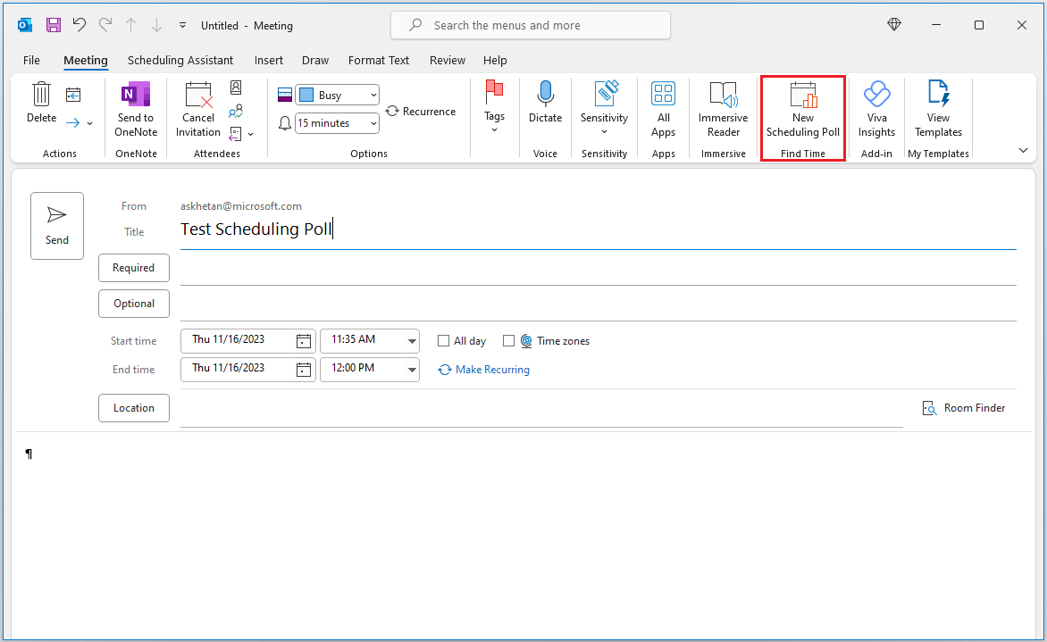 Master scheduling polls for Melbourne businesses. Complete guide to Outlook scheduling polls, meeting productivity, and time-saving meeting organisation tools.